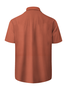 Leaf Stripe Chest Pocket Short Sleeve Bowling Shirt