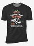 Text Crew Neck Casual T-Shirt