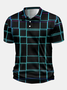 Geometry Lines Short Sleeve Polo Shirt