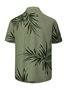 Leaf Chest Pocket Short Sleeve Resort Shirt