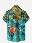 Ocean Turtle Chest Pocket Short Sleeve Hawaiian Shirt