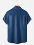 Swordfish Chest Pocket Short Sleeve Bowling Shirt