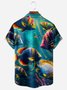Tropical Fish Chest Pocket Short Sleeve Hawaiian Shirt