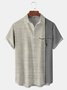 Big Size Easter Chest Pocket Short Sleeve Casual Shirt