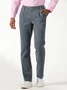 Plain Relaxed Flat-front Pants
