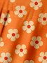 Floral Chest Pocket Short Sleeve Hawaiian Shirt