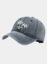 Hawaii Coconut Tree Pattern Embroidered Baseball Cap Casual Men's Accessories