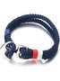 Beach Vacation Anchor Shapes Handwoven Bracelets Men's Jewelry