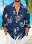 Hawaiian Floral Long Sleeves Casual Shirt