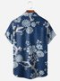 Floral Chest Pocket Short Sleeve Casual Shirt