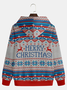 Christmas Fair Isle Casual Hoodie
