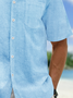 Cotton Pattern Guayabera Shirt