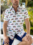 Cotton Cartoon Car Casual Shirt