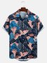 Japanese Traditional Graphic Men's Casual Hawaiian Short Sleeve Shirt