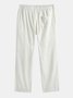 Casual Solid Classic Wide-leg Casual Pants