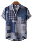 Men's Shirt Collar Cotton-Blend Tribal Shirts
