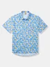 Sea Animal Conch Chest Pocket Short Sleeve Casual Shirt