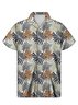 Men's Vintage Lapel Coconut Tree Shirt