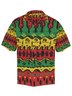 Men's Tribal Shirt Collar Vintage African Pattern Shirt