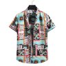 Square Neck Abstract Shirts