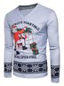 Christmas Graphic Long Sleeve Hooded Sweatshirt