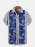 Hawaiian Graphic Men's Breathable Casual Chest Pocket Short Sleeve Shirt