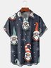 Snowflake Casual Spring Lightweight Micro-Elasticity Regular Fit Short sleeve Regular Shirt Collar shirts for Men