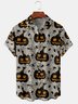 Casual Summer Halloween Polyester Party Regular Fit Short sleeve Regular Shirt Collar shirts for Men