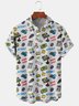Men's Games Hawaiian Lapel Short Sleeve Shirt