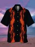 Flame Short Sleeve Casual Shirt