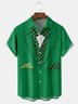St. Patrick's Day Chest Pocket Short Sleeve  Shirt