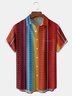 Cinco De Mayo Stripes Chest Pocket Short Sleeve Shirt