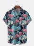 Flamingo Chest Pocket Short Sleeve Shirt