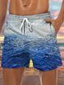 Ocean Drawstring Beach Shorts