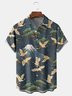 Japanese Ukiyo-e Chest Pocket Short Sleeve Hawaiian Shirt