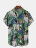 Funny Dogs Chest Pocket Short Sleeve Hawaiian Shirt
