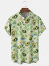 Avocado Chest Pocket Short Sleeve Hawaiian Shirt