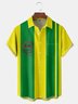 Brazilian Carnival Chest Pocket Short Sleeve Bowling Shirt