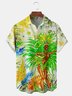 Brazilian Carnival Chest Pocket Short Sleeve Casual Shirt