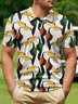 Toucan Button Short Sleeve Golf Polo Shirt