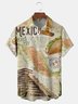 Mexican Culture Chest Pocket Short Sleeve Casual Shirt