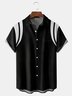 Color Block Chest Pocket Short Sleeve Casual Shirt