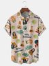 Summer Girls Chest Pocket Short Sleeve Hawaiian Shirt
