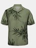 Leaf Chest Pocket Short Sleeve Resort Shirt