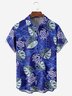 Tribal Turtle Chest Pocket Short Sleeve Hawaiian shirt