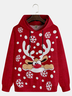Christmas Reindeer Casual Hoodie