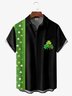 St. Patrick Chest Pocket Short Sleeve Bowling Shirt